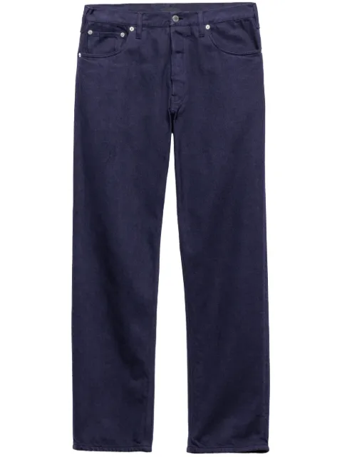 Prada logo straight jeans