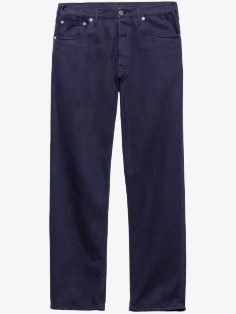 Prada logo straight jeans