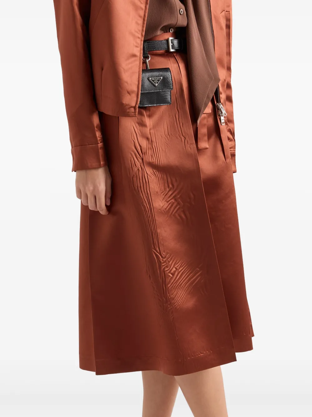 Prada Old Duchesse rok Oranje