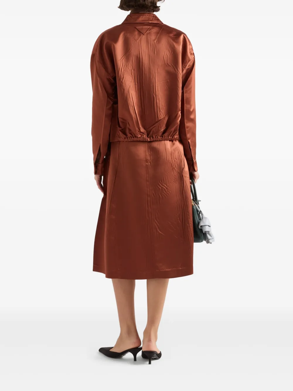 Prada Old Duchesse rok Oranje