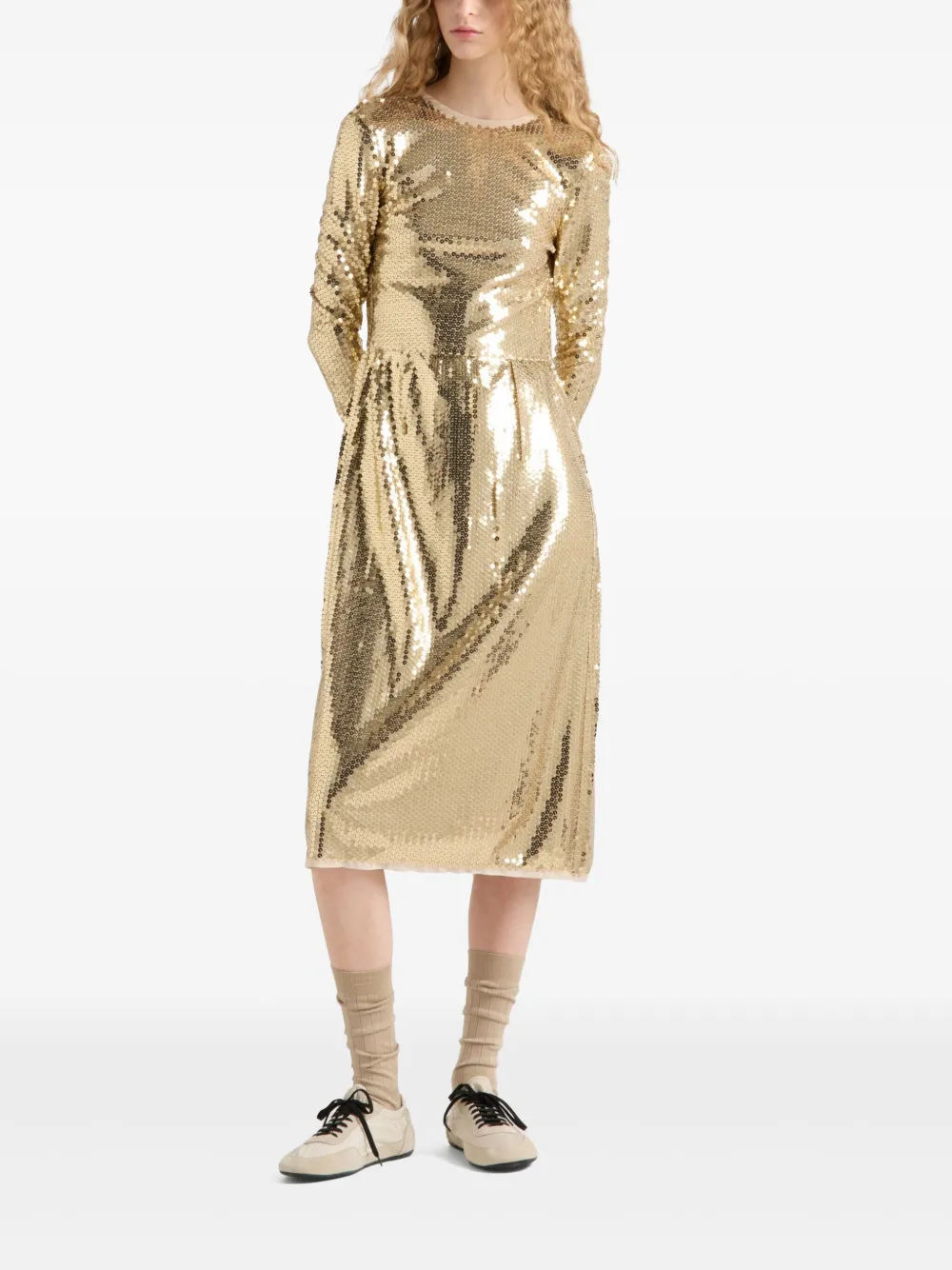 Prada Jurk met pailletten - Goud