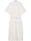 Prada drawstring dress - White