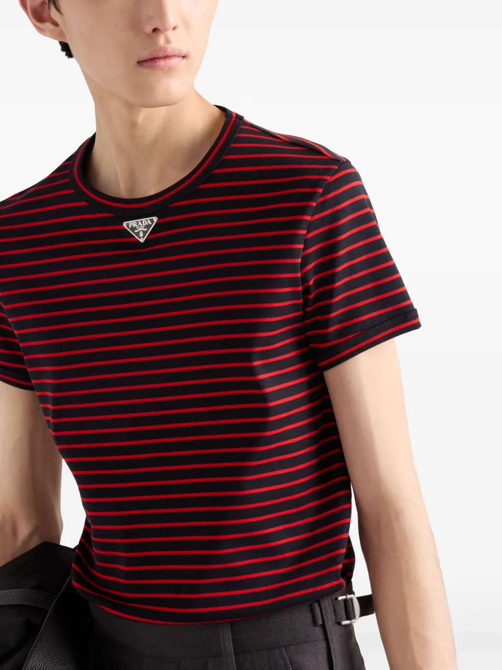 Prada Katoenen T-shirt Rood