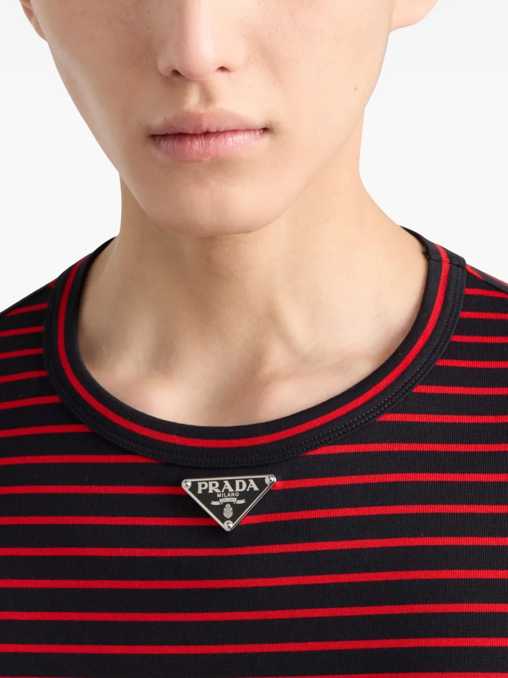 Prada Katoenen T-shirt Rood