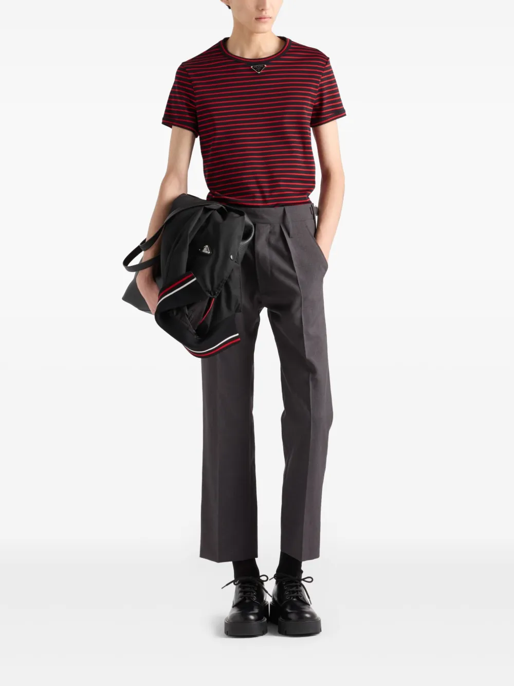 Prada cotton T-shirt - Rood