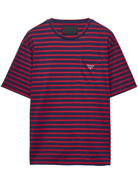 Prada striped cotton T-shirt