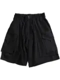Y-3 drawstring-fastening shorts - Black