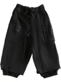 Y-3 twill cargo trousers - Black