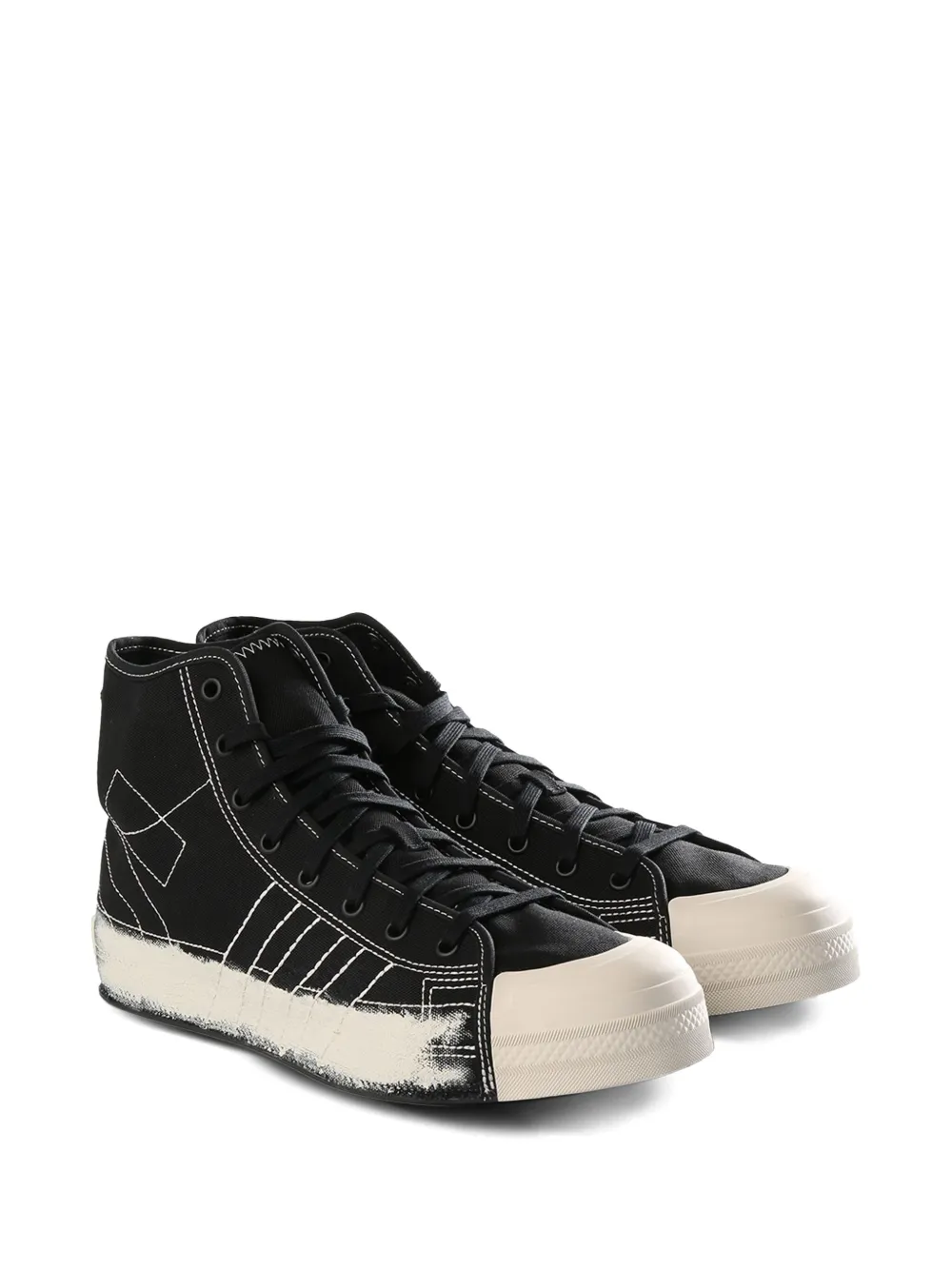 Y-3 Nizza Hi sneakers - Zwart