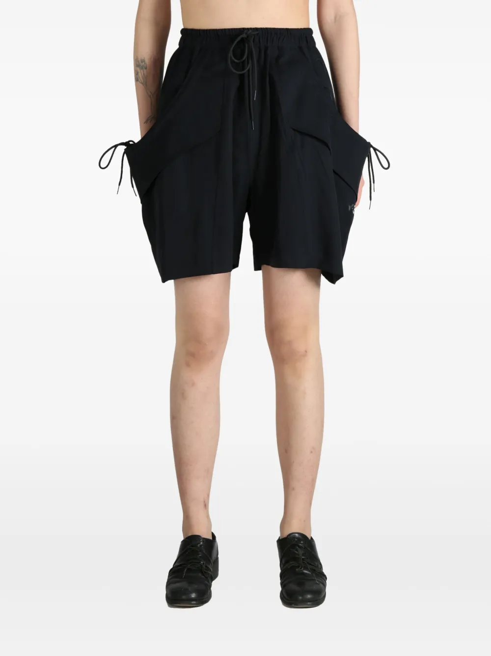 Y-3 side-pockets shorts - Zwart