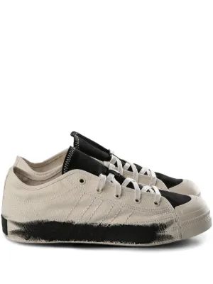 Y-3 Nizza Hi contrast-stitch Sneakers | Black | FARFETCH IN