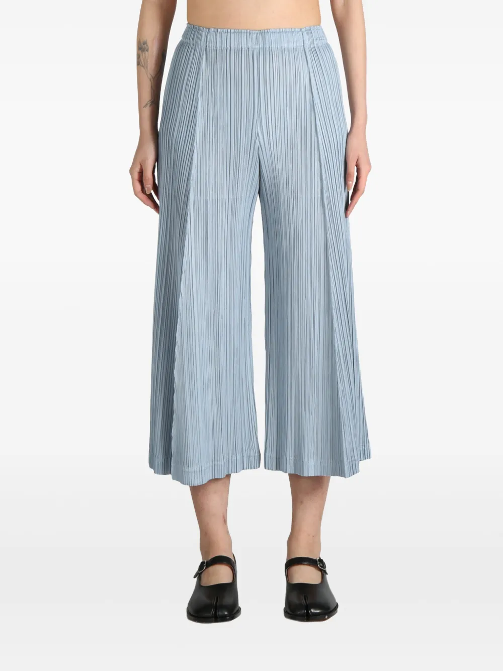 Pleats Please Issey Miyake pleated trousers - Grijs