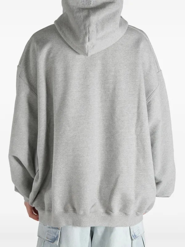VETEMENTS graphic-print Hoodie | グレー | FARFETCH JP