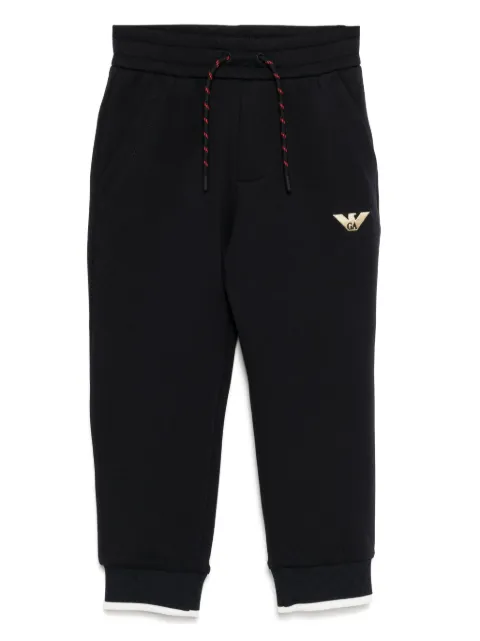 Emporio Armani Kids logo-embroidered trousers