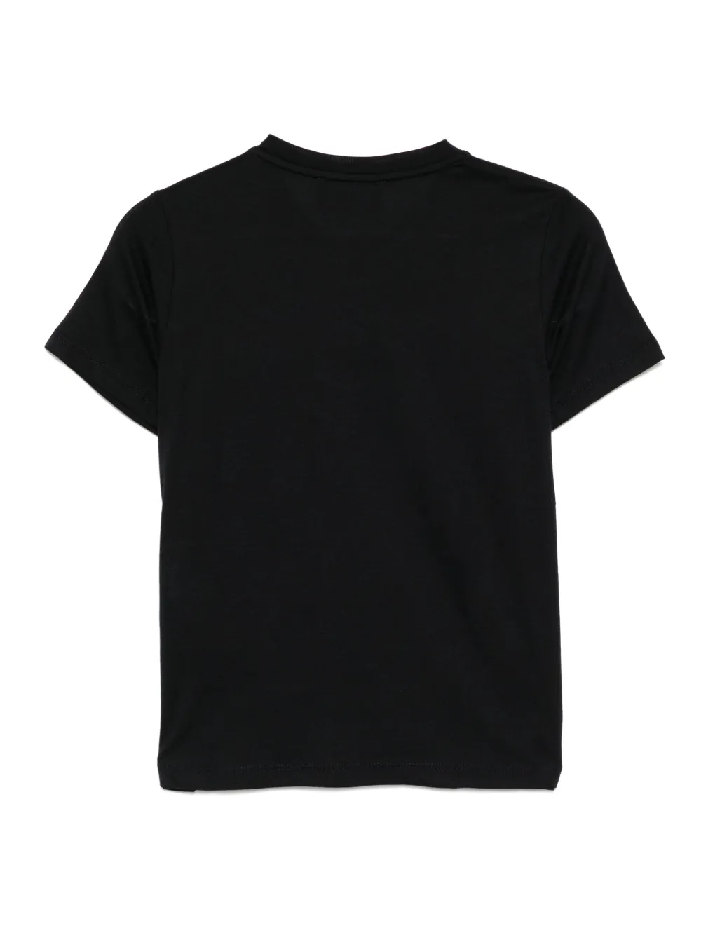 Emporio Armani Kids T-shirt met logoprint Zwart