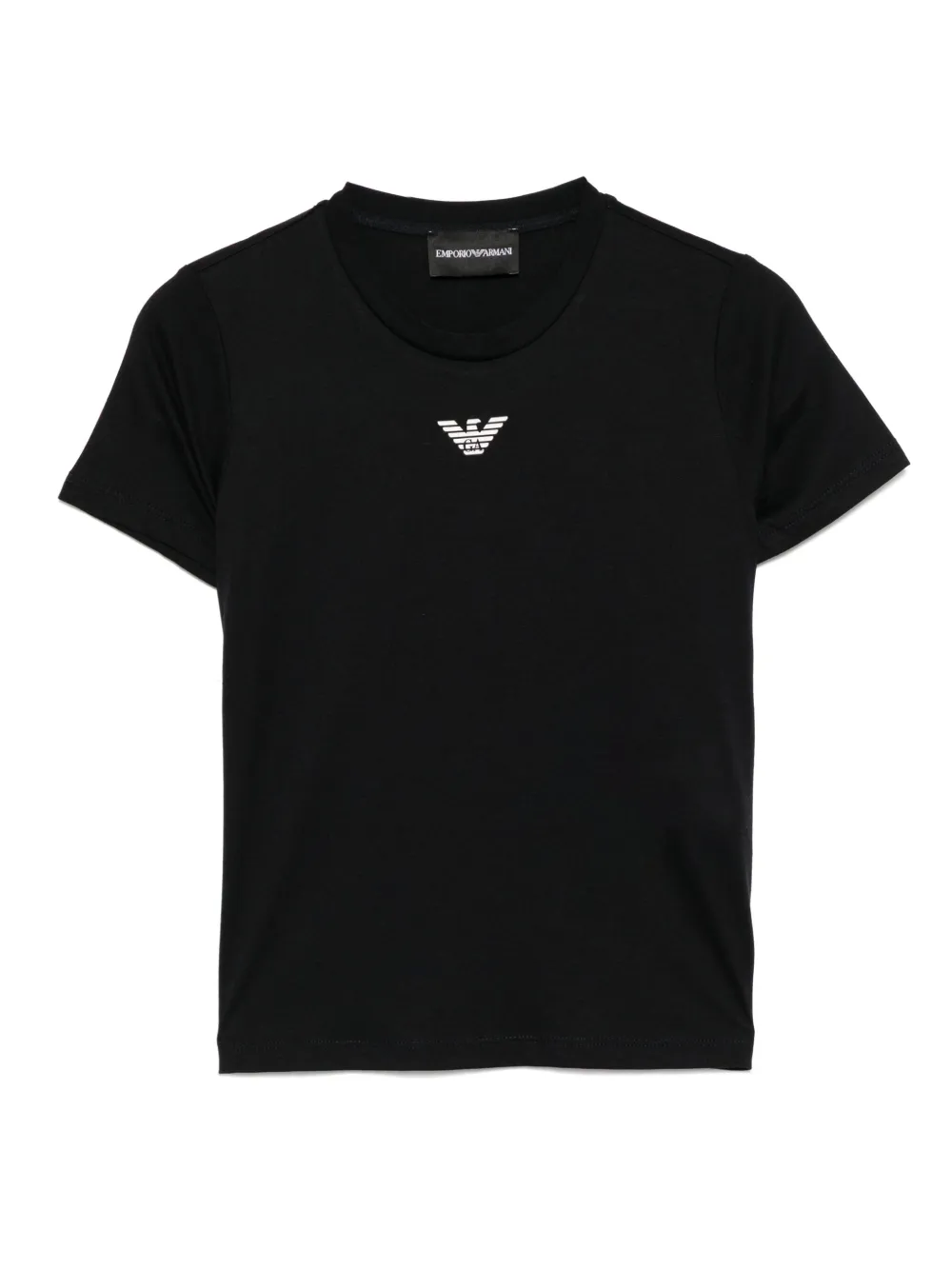 Emporio Ar i Kids T-shirt met logoprint Zwart