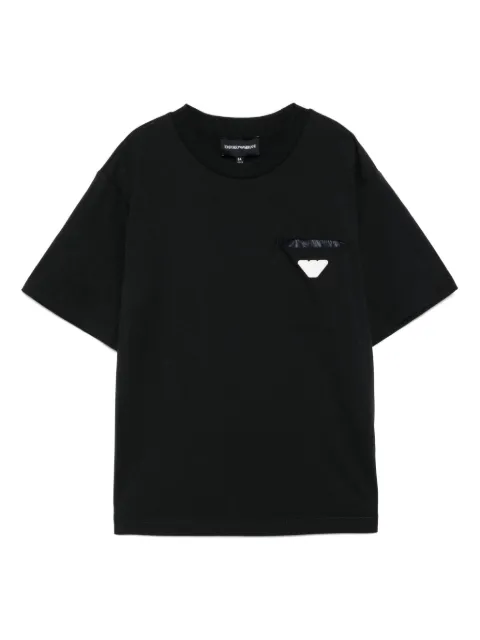 Emporio Armani Kids logo-patch T-shirt