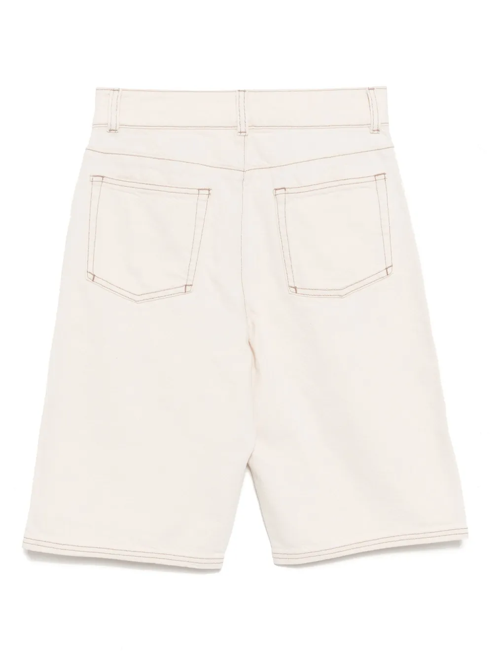 Emporio Armani Kids Katoenen shorts Beige