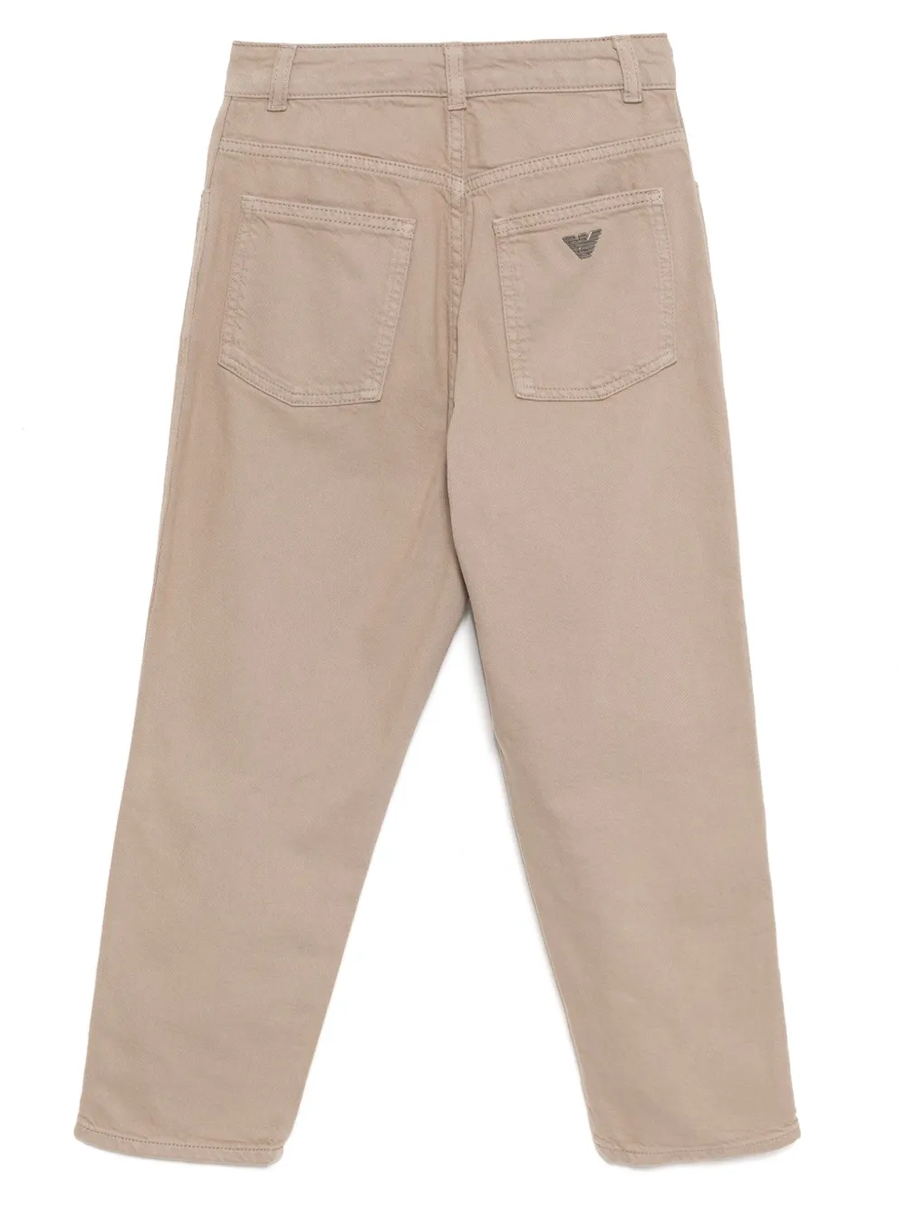 Emporio Armani Kids Katoenen broek Bruin