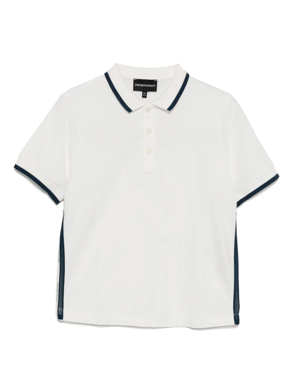 Emporio Ar i Kids Katoenen poloshirt Wit