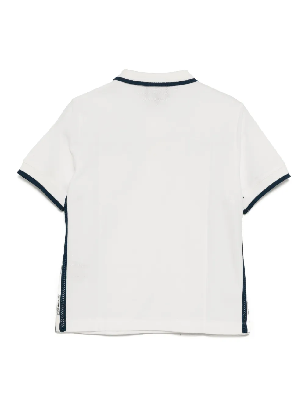 Emporio Armani Kids Katoenen poloshirt Wit