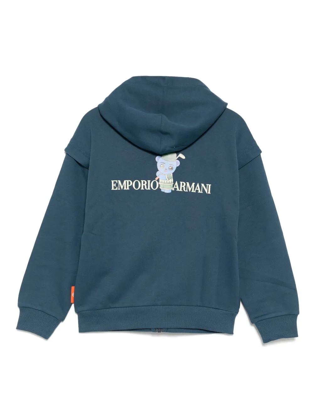 Image 2 of Emporio Armani Kids graphic-print hoodie