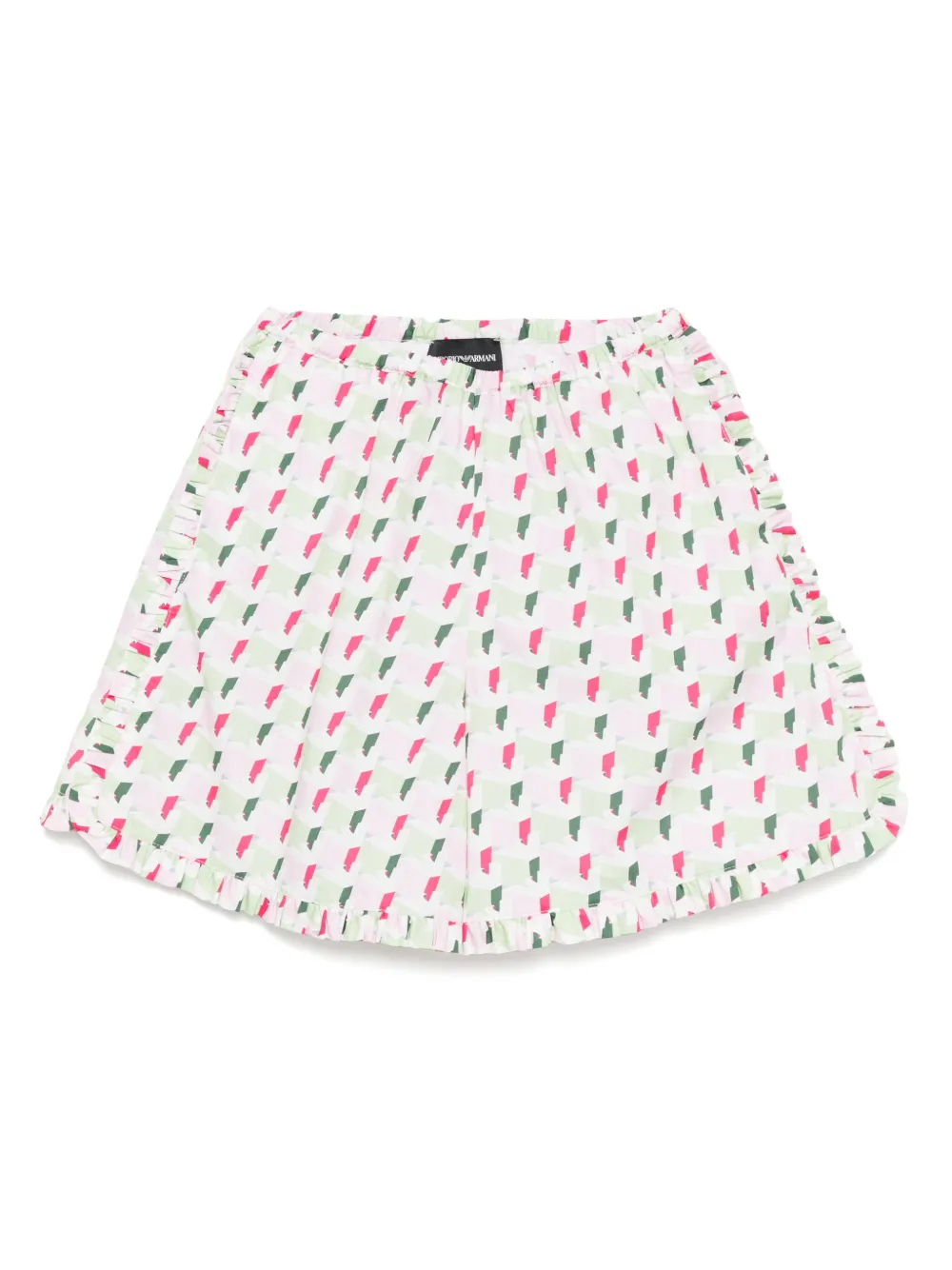 Emporio Ar i Kids Shorts met patroon Groen