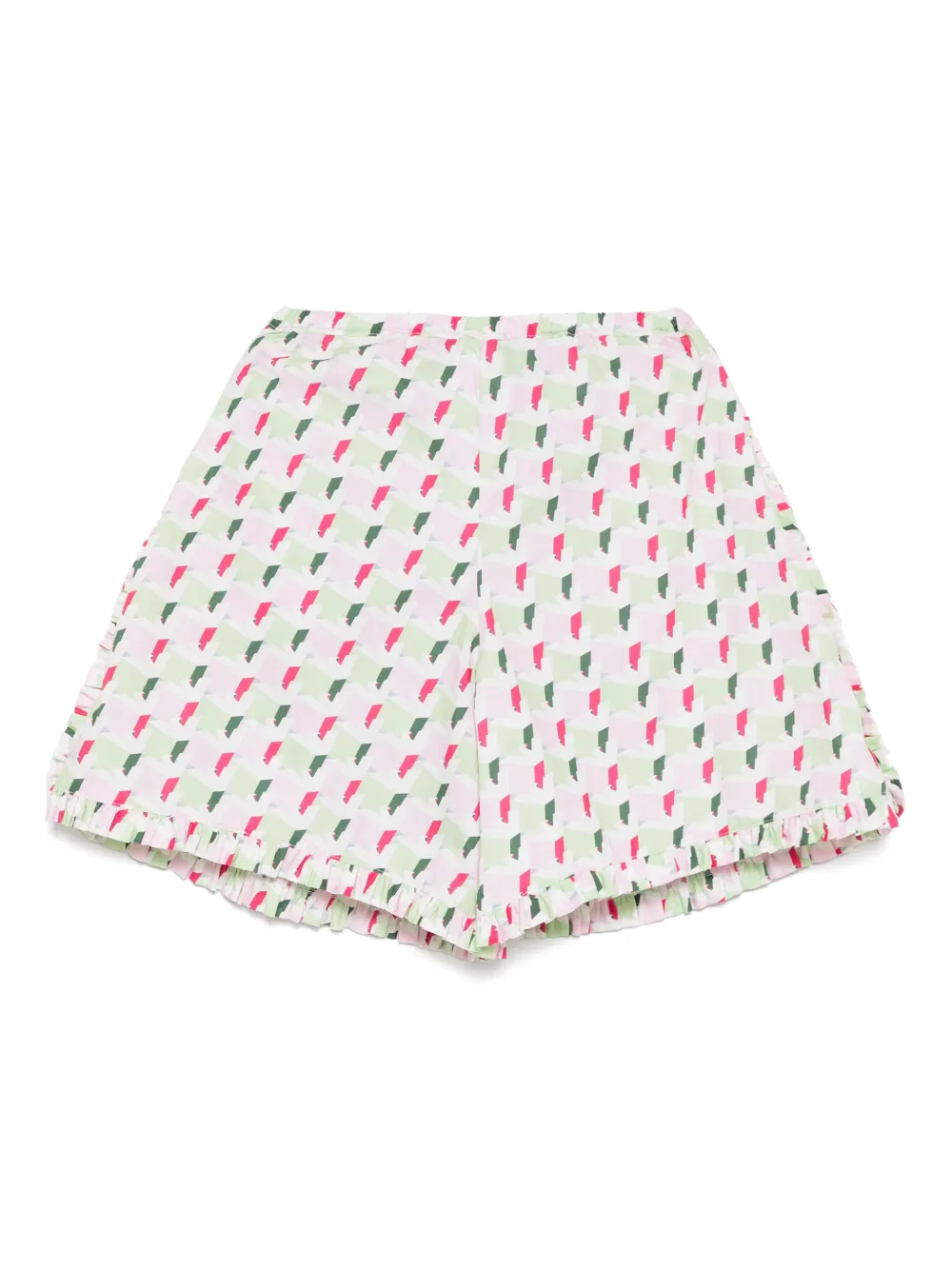 Emporio Armani Kids Shorts met patroon Groen