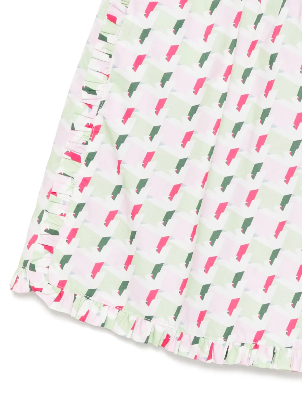 Emporio Armani Kids Shorts met patroon Groen