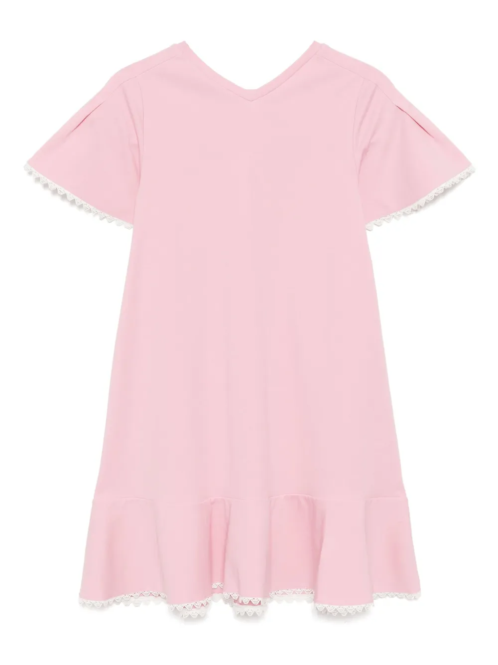 Emporio Armani Kids فستان مطرز بشعار الماركة | فساتين كاجوال | Image 2