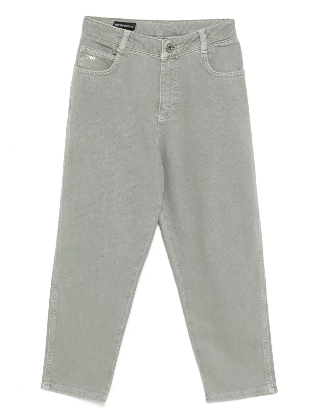 Emporio Ar i Kids Katoenen jeans Groen