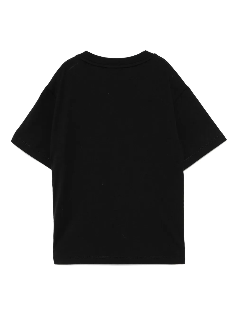 Emporio Armani Kids T-shirt met geborduurd logo Zwart