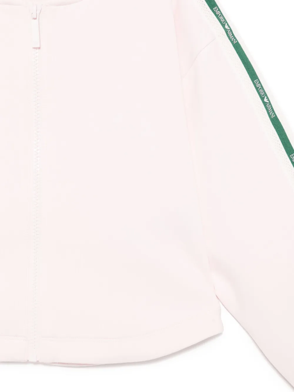 Emporio Armani Kids Hoodie met rits Roze