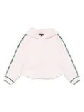 Emporio Armani Kids zip-up hoodie - Pink