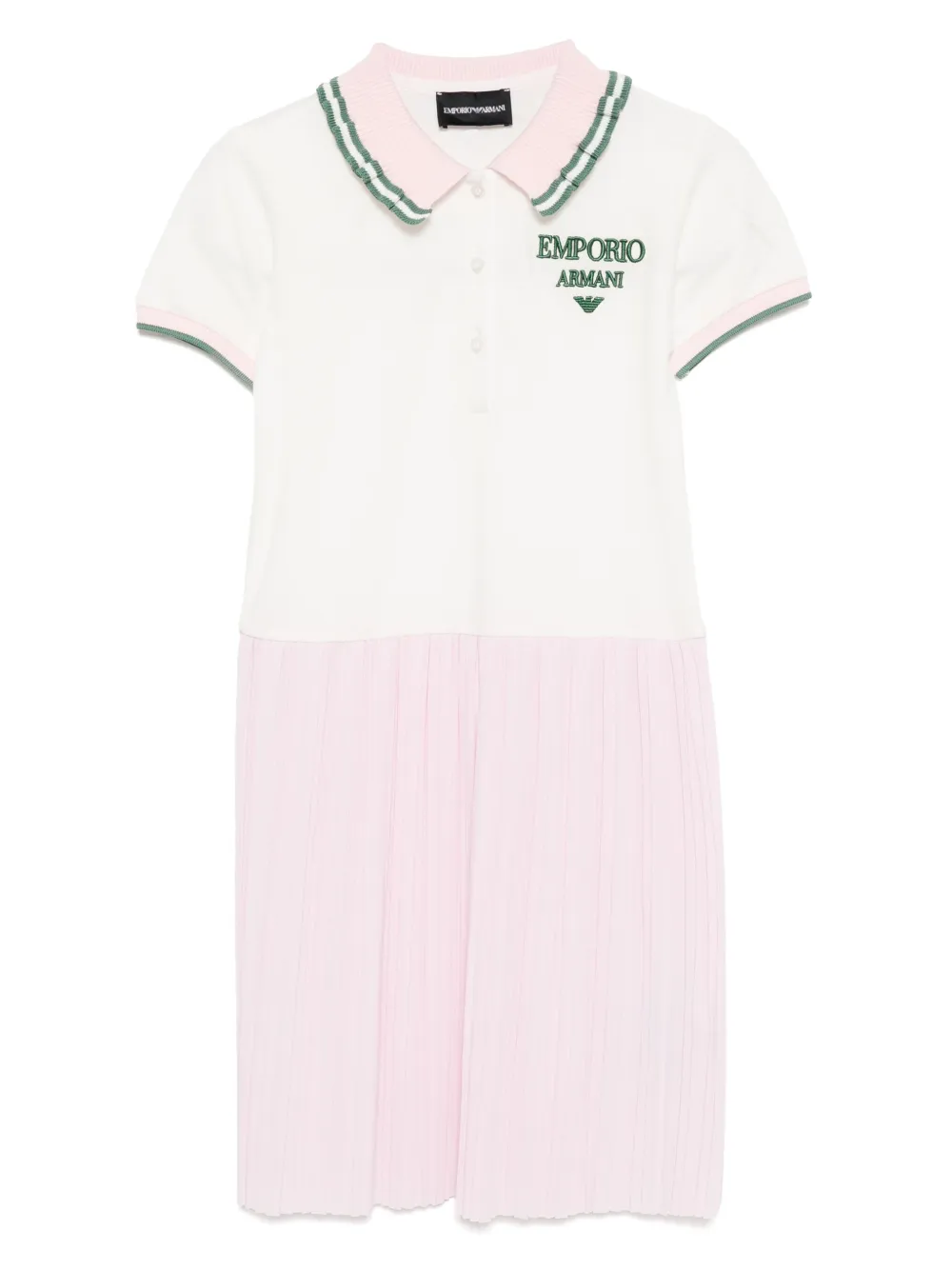 Emporio Armani Kids' Logo-embroidered Dress