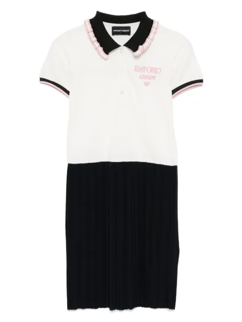 Emporio Armani Kids logo-embroidered dress