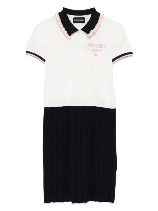 Emporio Armani Kids ロゴ ワンピース | ホワイト | FARFETCH JP