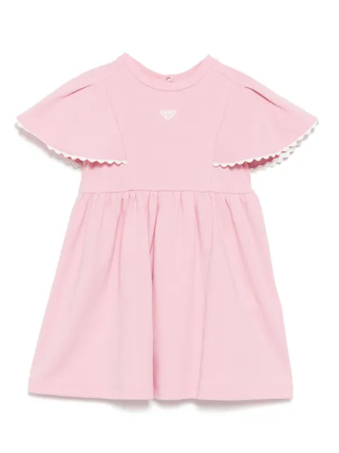 Emporio Armani Kids logo-patch dress