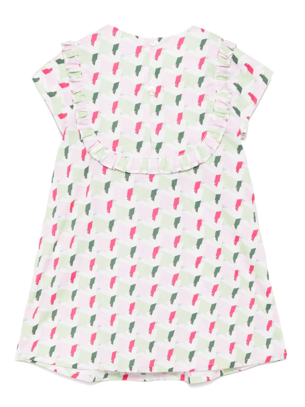 Emporio Armani Kids Jurk met patroon - Beige