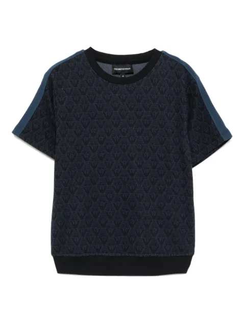 Emporio Armani Kids Camiseta com monograma