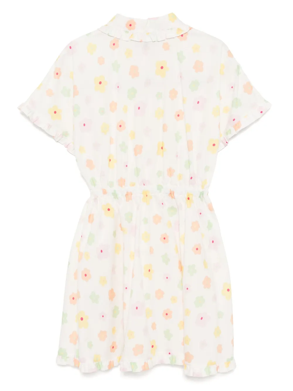 Emporio Armani Kids Jurk met bloemenprint Wit