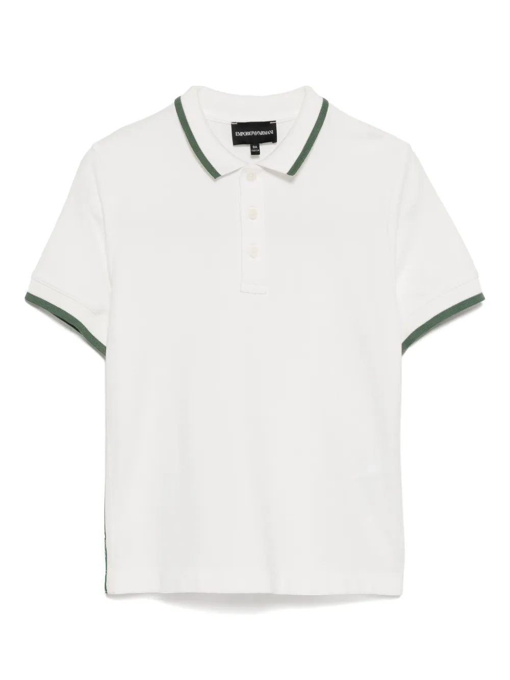 Emporio Ar i Kids Katoenen poloshirt Wit