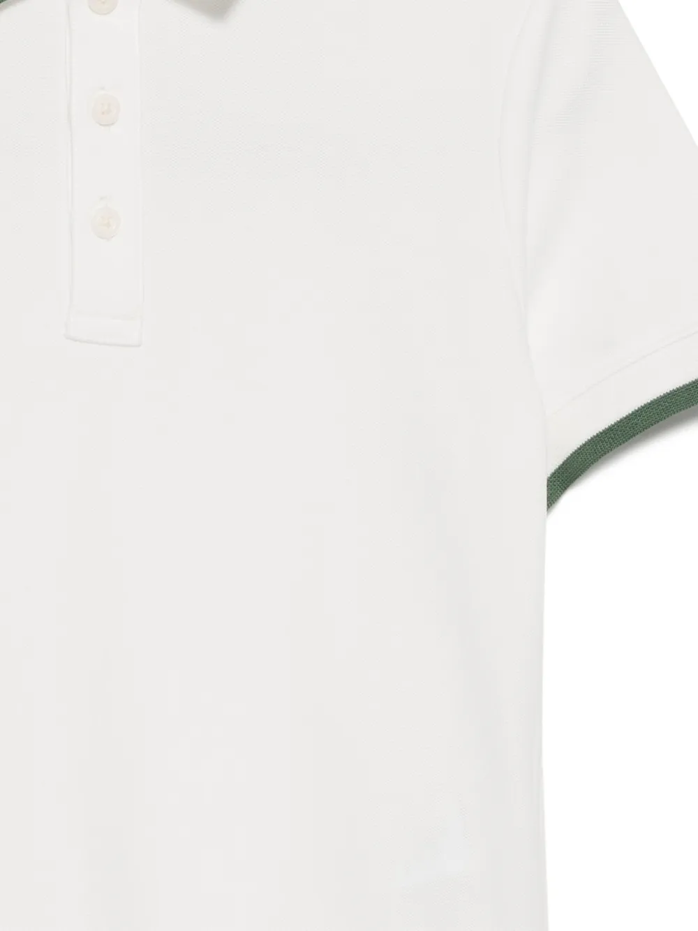 Emporio Armani Kids Katoenen poloshirt Wit