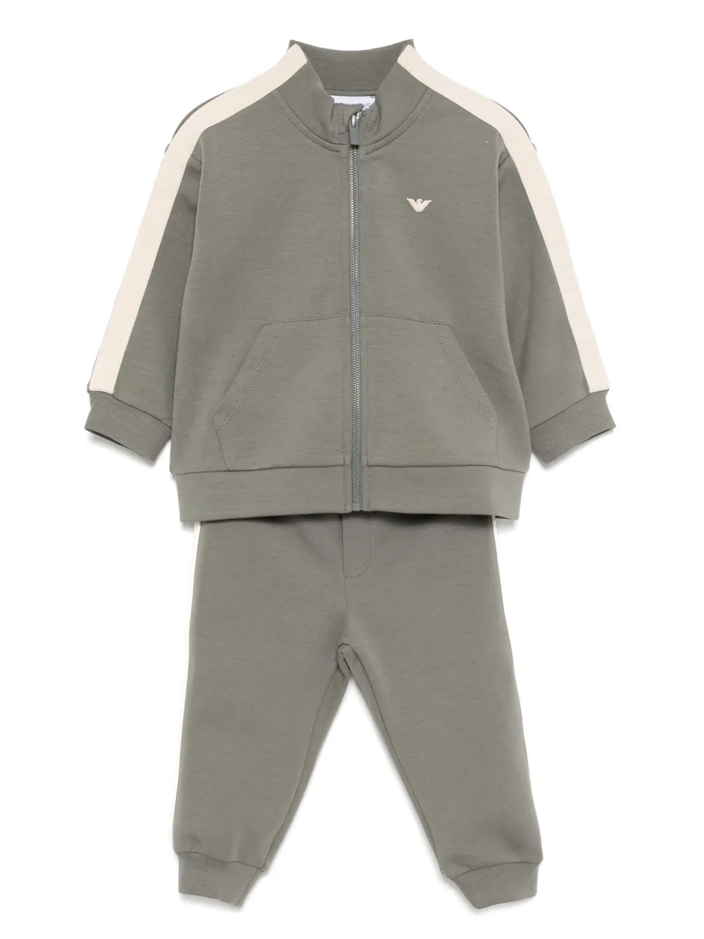 Emporio Ar i Kids Trainingspak met logoband Beige