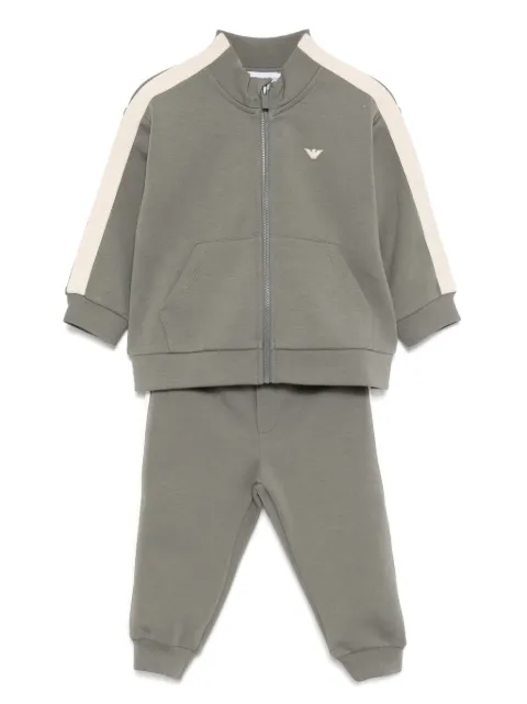 Emporio Armani Kids logo-tape tracksuit set