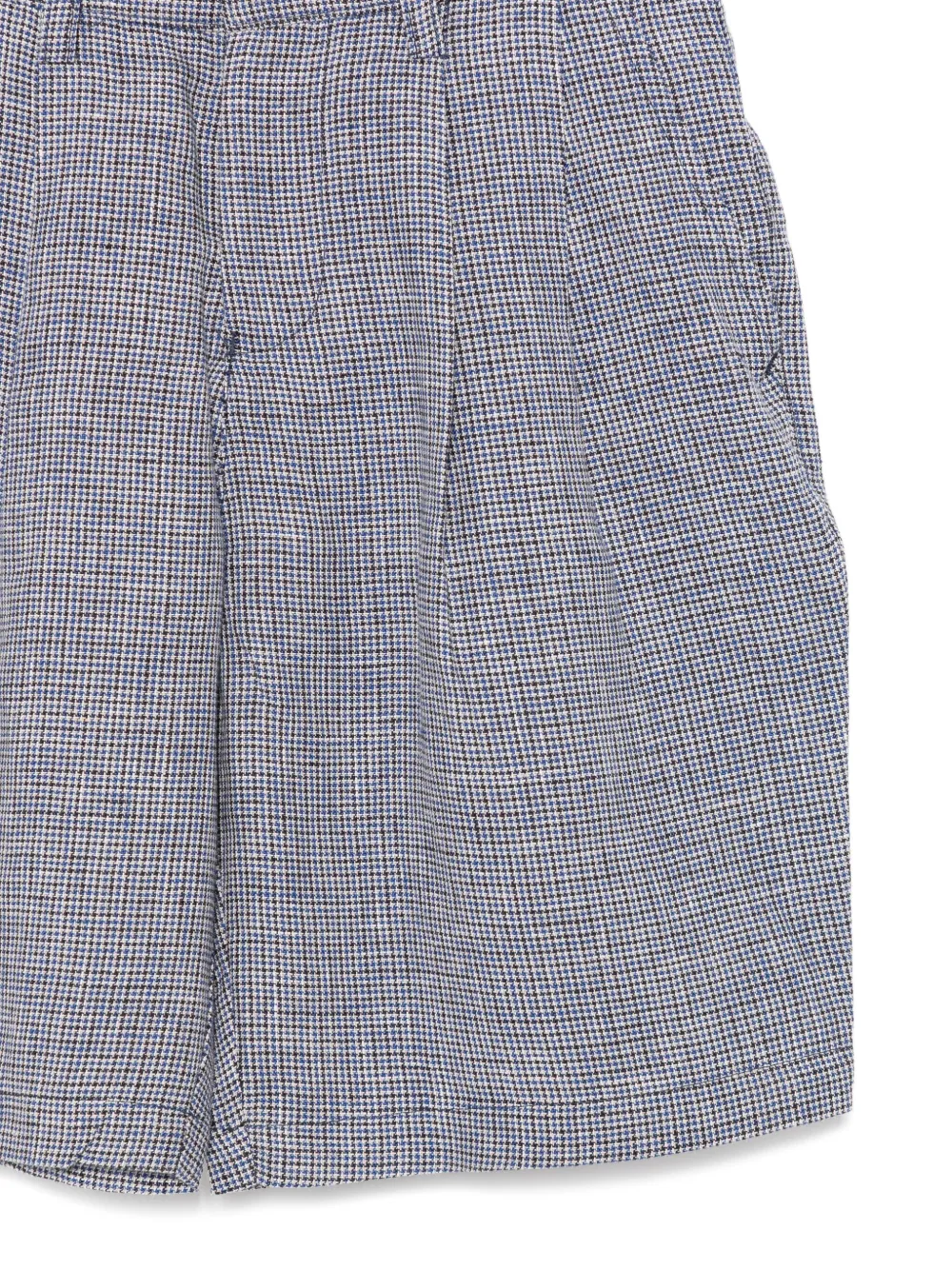 Emporio Armani Kids Shorts met geborduurd logo Blauw