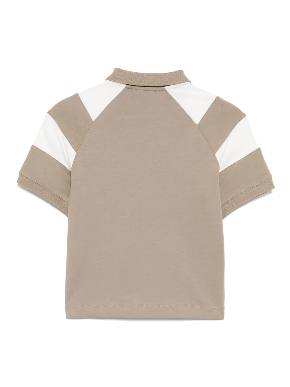 Emporio Armani Kids Poloshirt met geborduurd logo Bruin