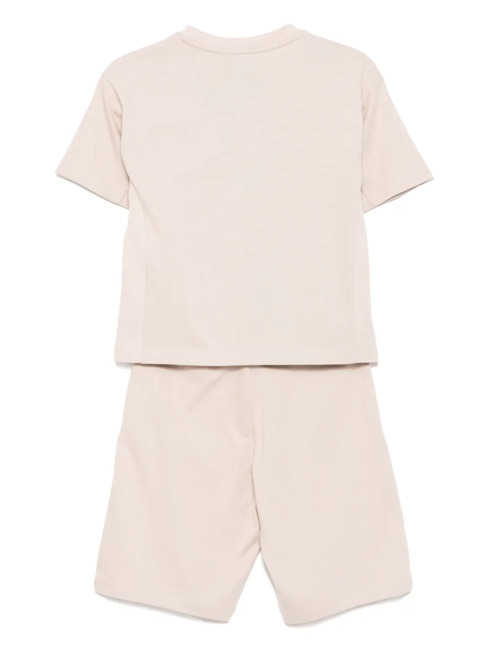 Emporio Armani Kids Shorts met logopatch Bruin