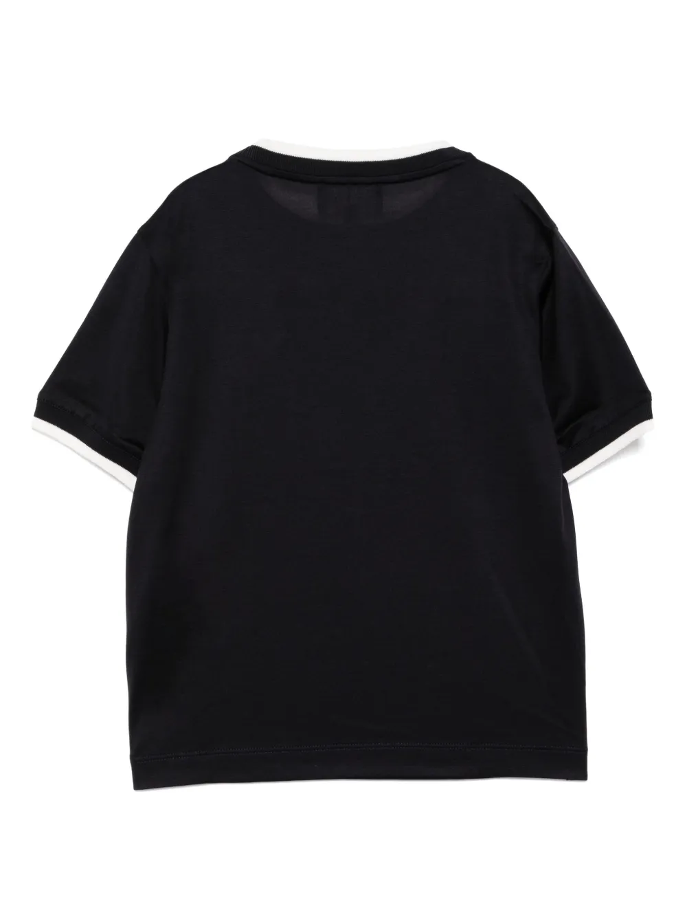 Emporio Armani Kids T-shirt met geborduurd logo Blauw