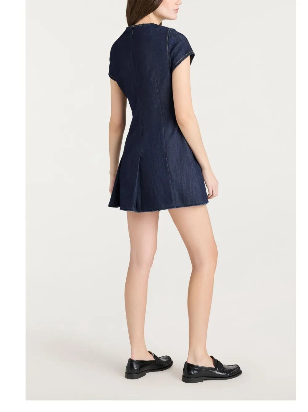 Cinq A Sept Nova denim jurk Blauw